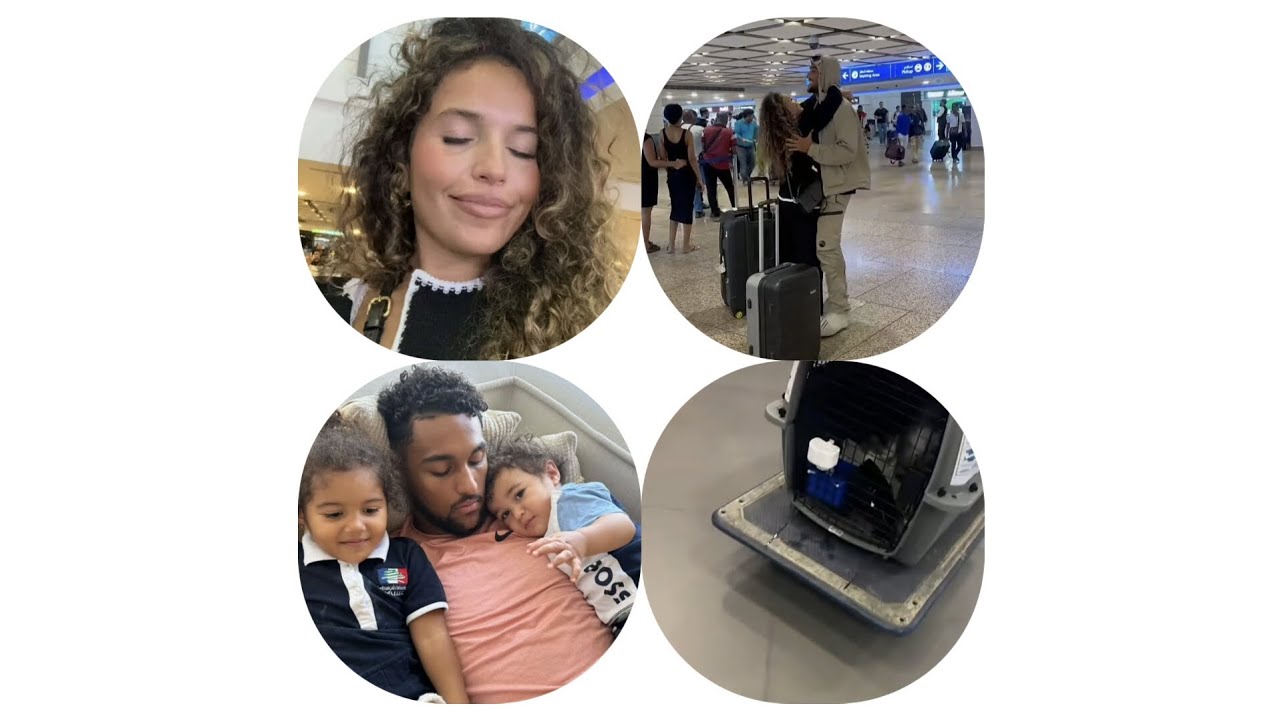 Poupette la plus heureuse,retrouve son couple avec Allan et son fils le chat tous réunis sur Dubai
