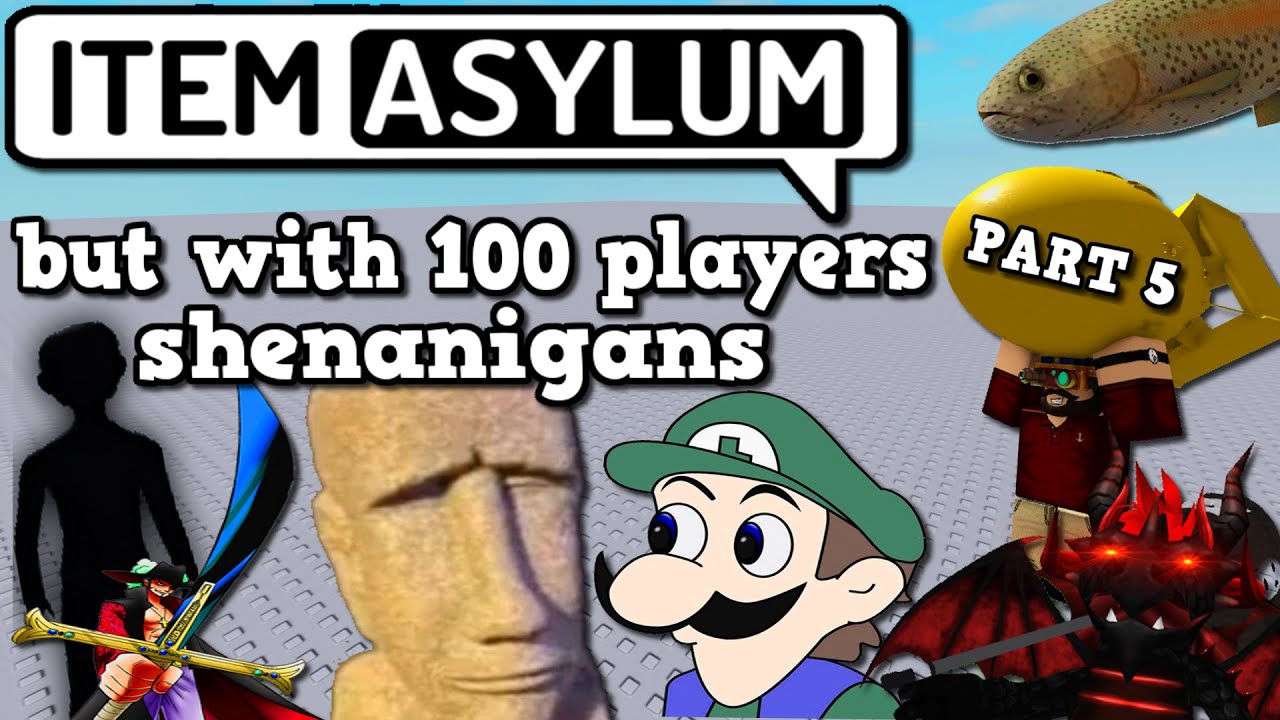Item Asylum but with 100 players 5 - ROBLOX