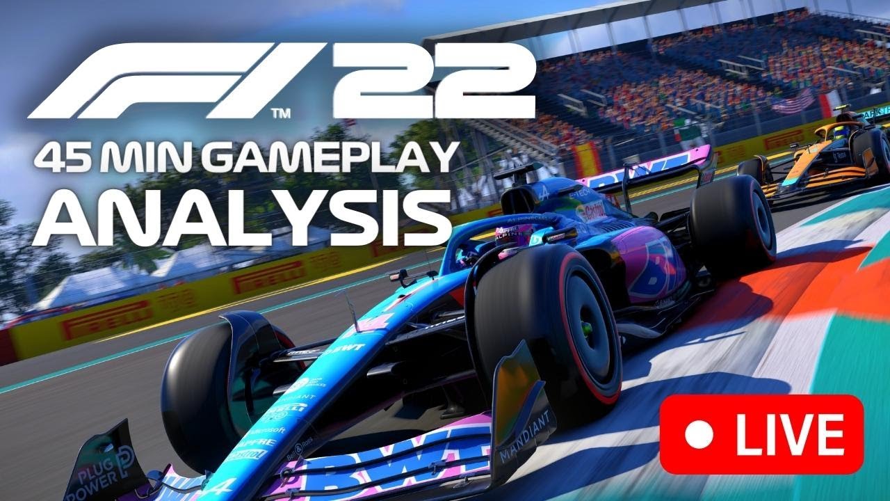 F1 22 Gameplay: 45 Minutes of Exclusive Gameplay + Q&A (Damage model, Wet racing, Features, F1 Life)