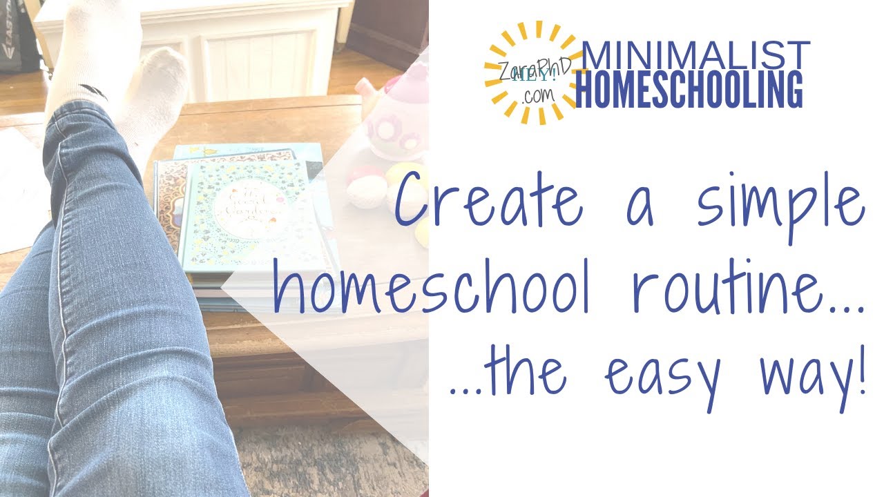 Designing a Simple Homeschool Routine For the Whole Family
