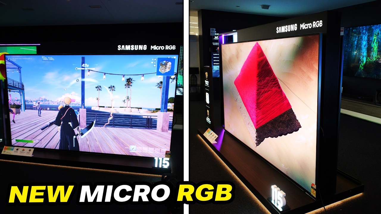 Я лично протестировал флагманский телевизор Samsung Micro RGB.