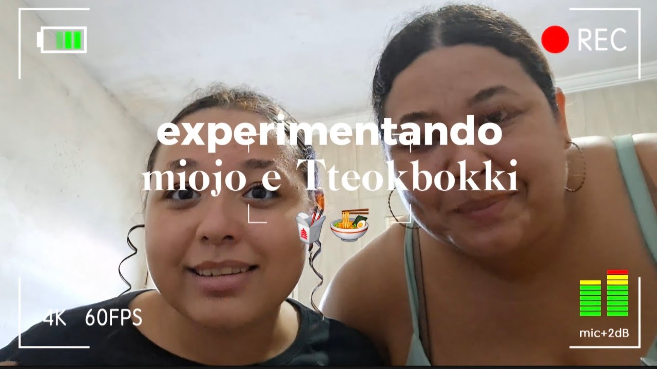 ☆Experimentando miojo coreano e Tteokbokki☆