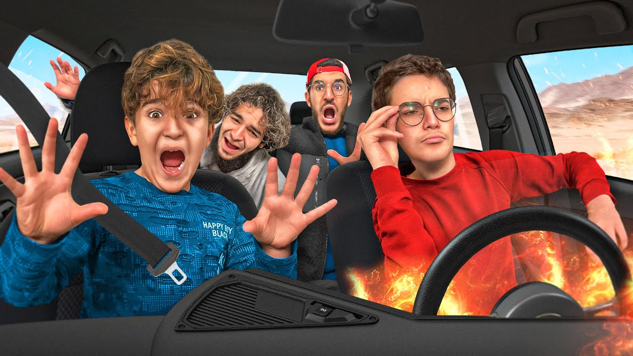 ON ENTRAINE MON FRÈRE POUR SON PERMIS ! Il a faillit casser la voiture et écraser son petit frère..