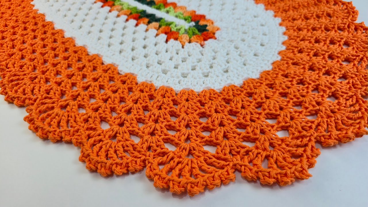 TAPETE ELEGÂNCIA ARTESANAL simples e  fácil de fábrica aula completa  por @samilacrochê 