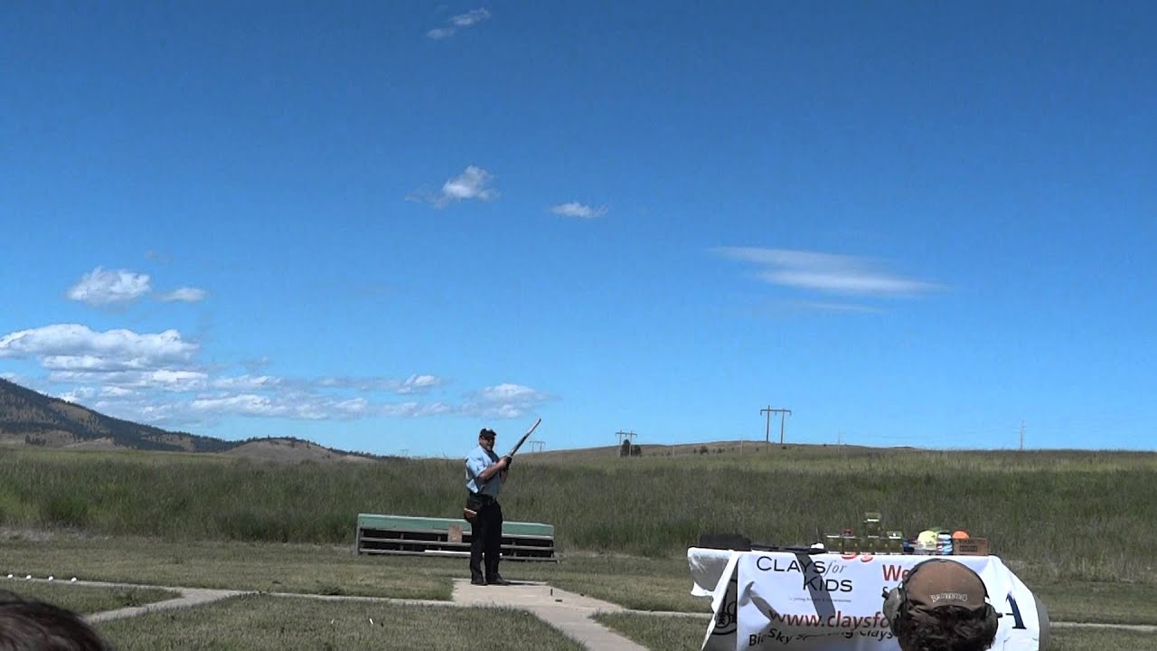 Scott Robertson Sporting Clays Exhibition Shooting