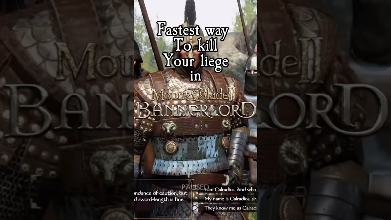 How To Kill Your Liege In Bannerlord 