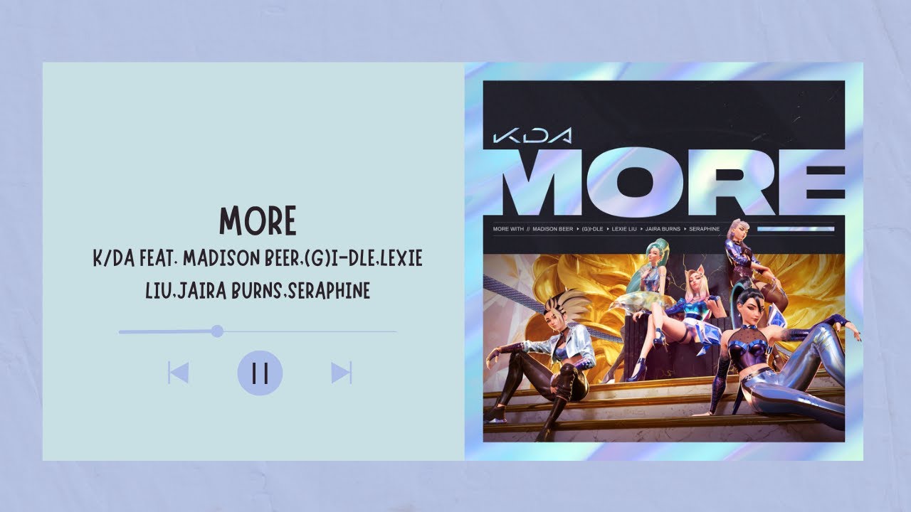 [BASS BOOSTED+EMPTY ARENA] K/DA - MORE FT MADISON BEER,(G)I-DLE,LEXIE LIU,JAIRA BURNS,SERAPHINE
