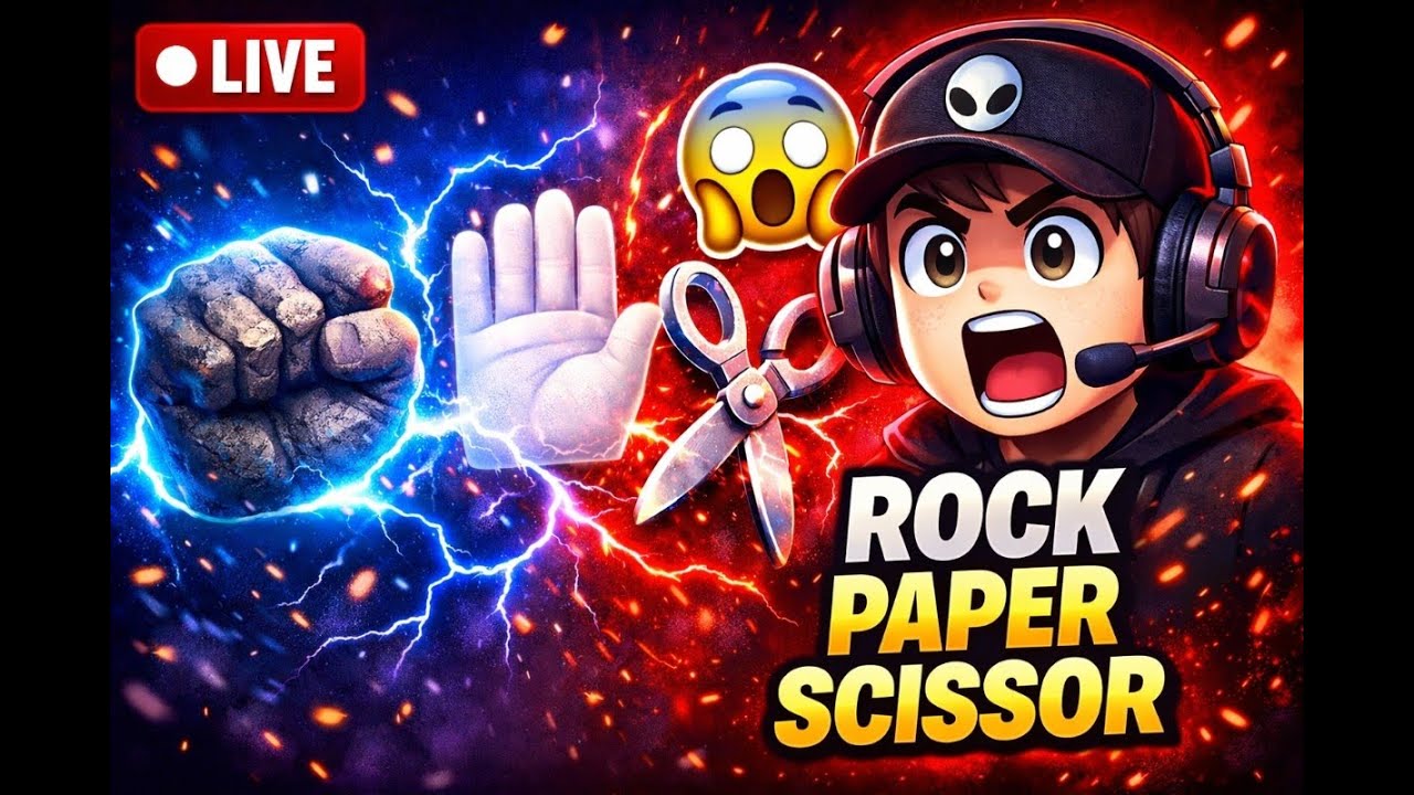 🔴 LIVE – Rock Paper Scissors | What's Your Pick 👊✋✌️
