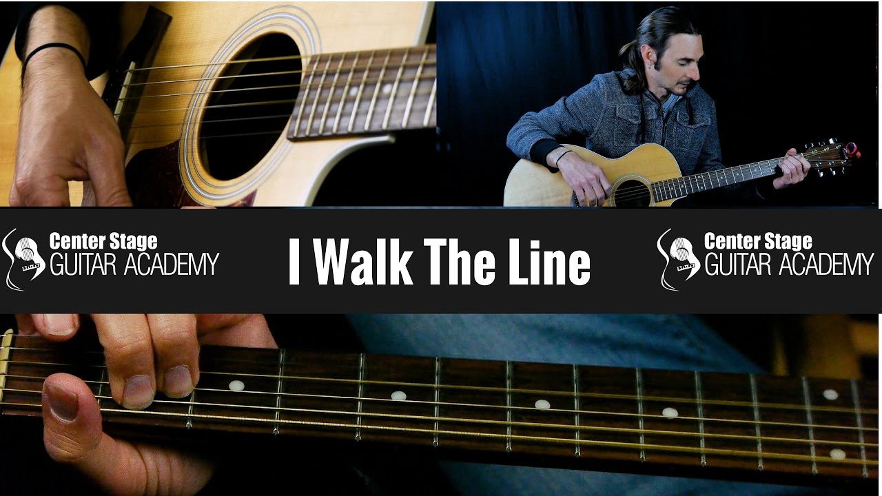 How to Play I Walk the Line by Johnny Cash - Guitar Lesson