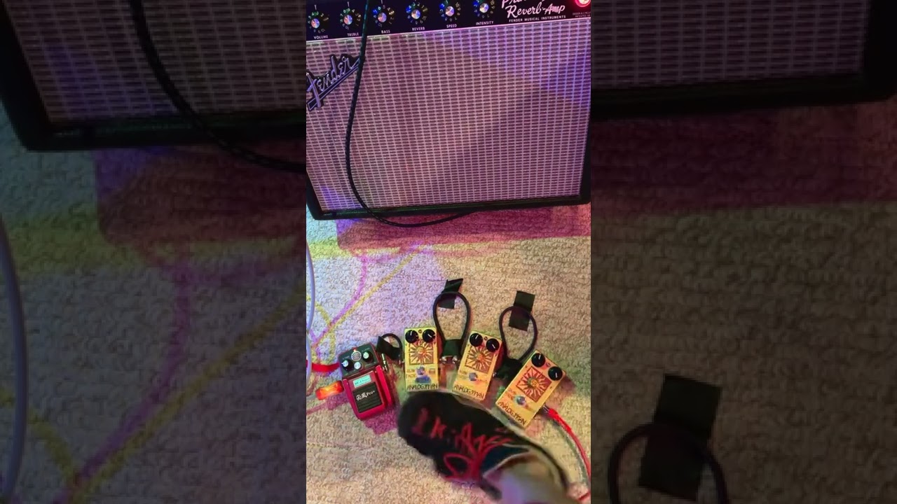 Sunface fuzz pedals: RCA, BART, and NPN germanium CV British.