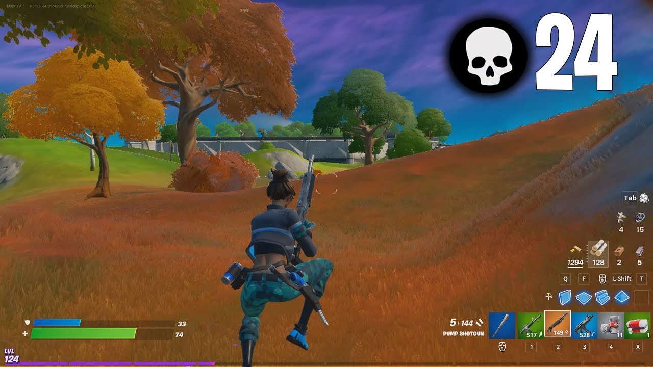 High Kill Solo Squad Season 6 Aggressive Gameplay Full Game No Commentary (Fortnite PC Keyboard)