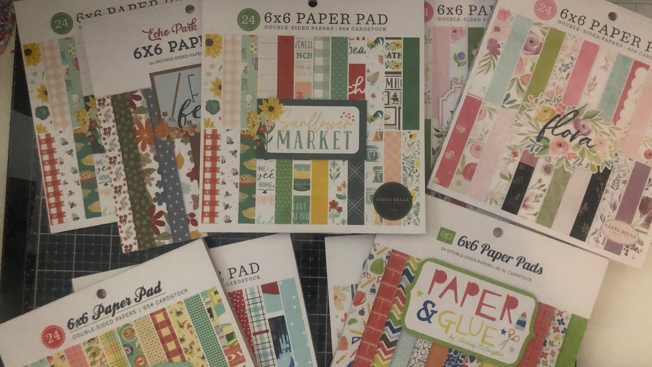 6X6 Paper Pad Projects & Tutorial