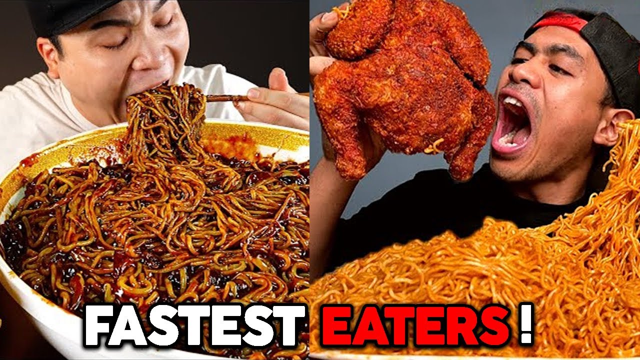 FASTEST EATING MUKBANGERS 😳
