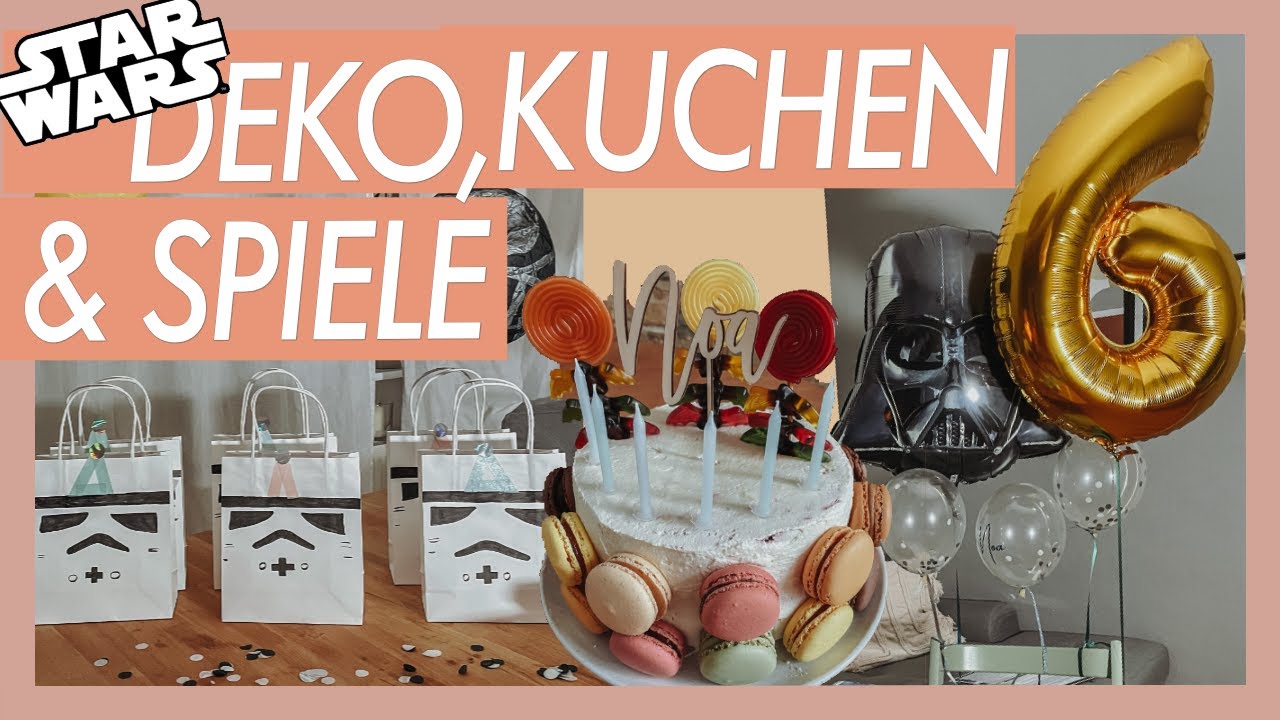 JUNGEN GEBURTSTAGSPARTY, STAR WARS WELTRAUM PARTY IDEEN, KINDERGEBRTSTAGS KUCHEN I EILEENA