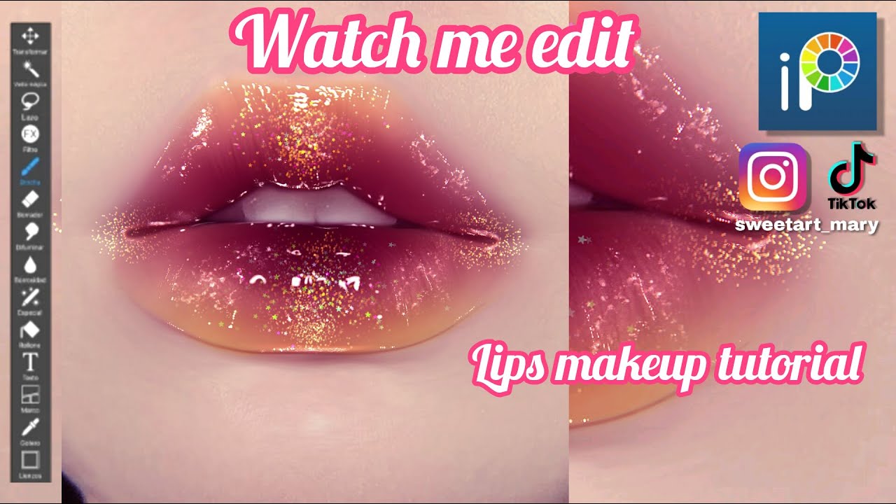 IBIS PAINT X TUTORIAL /💗 ( lips makeup tutorial ) #ibispaintx