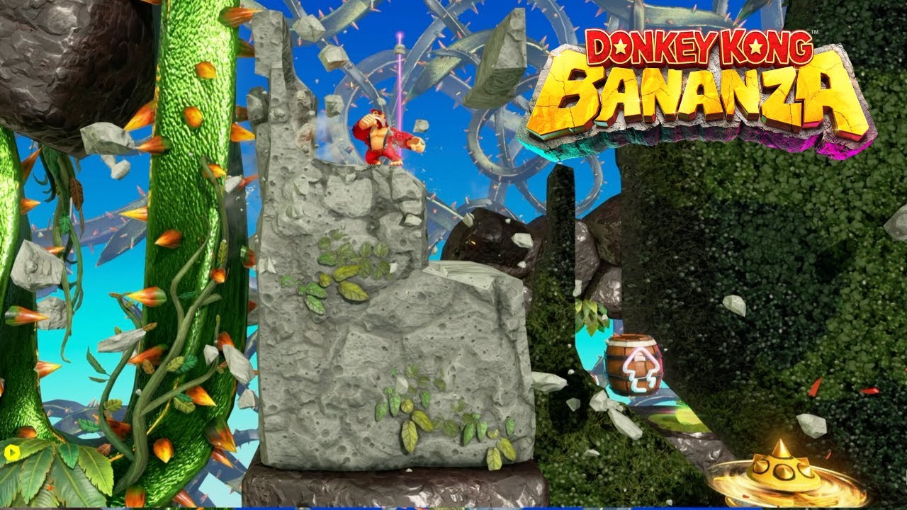 Donkey Kong Bananza - Bramble Country (Forest Layer Challenge Course 1)