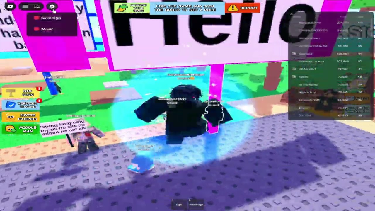 Testing people in Steal A Brainrot Trading Plaza (WAIT UNTIL THE END)