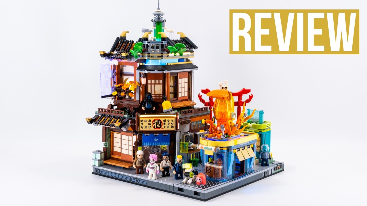 Lumibricks (Funwhole) Cyberpunk IZAKAYA Modular REVIEW | Set F9073