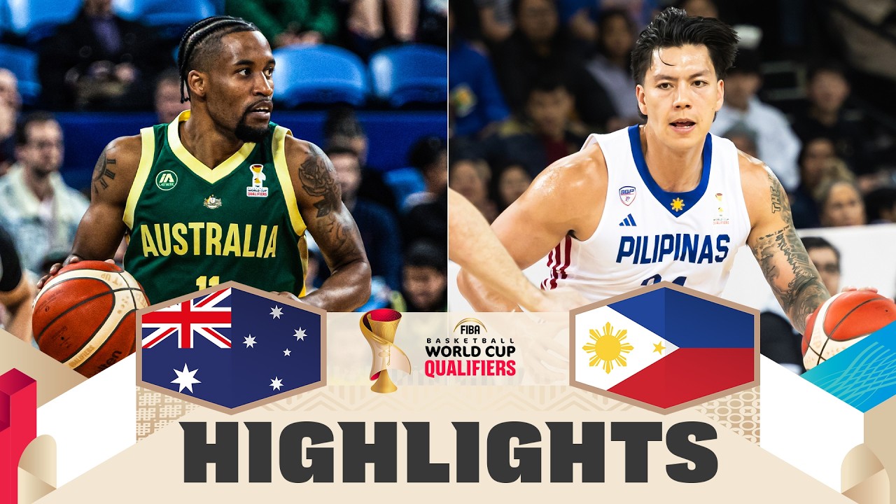 Australia 🇦🇺 v Philippines 🇵🇭 | Highlights | FIBA Basketball World Cup 2027 Asian Qualifiers