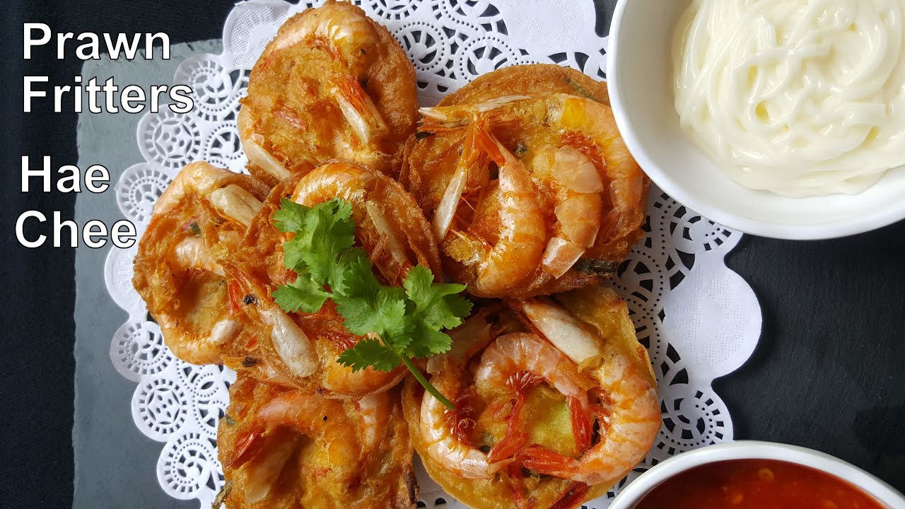 Prawn fritters Hae chee Cucur udang 2019