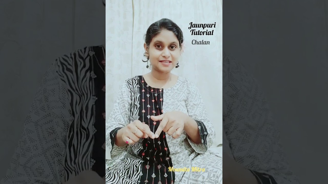 Raag Jaunpuri| Tutorial | Tintal | Notation | Moumita Mitra