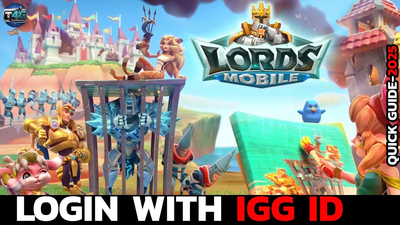 Как войти в Lords Mobile с помощью IGG ID (2025 пошаговое руководство)?