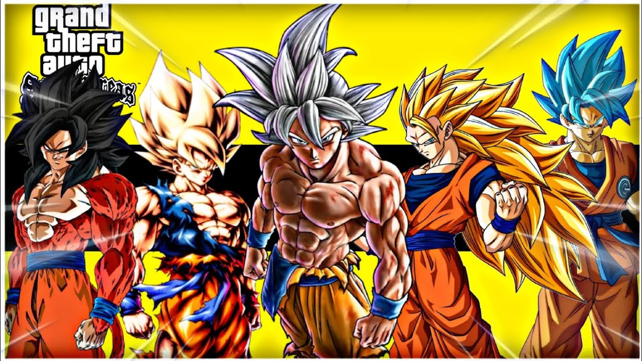 GTA San Andreas Goku All Forms Modpack! | SSJ1 → Ultra Instinct Transformation 😱🔥