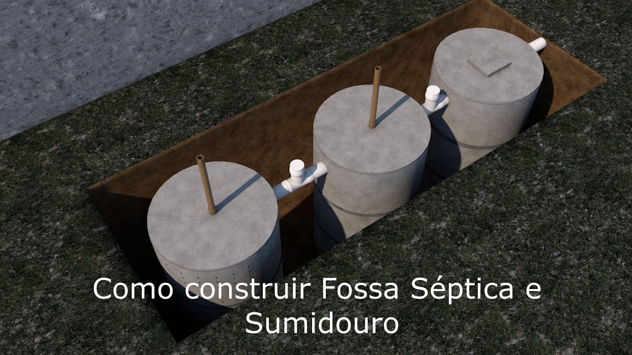 Como Construir Fossa Séptica e Sumidouro