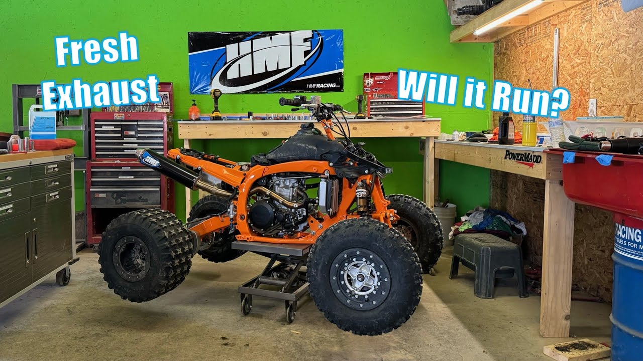 Сборка Yamaha YFZ450R XC, часть 5: проводка, новая выхлопная система и первая попытка запуска