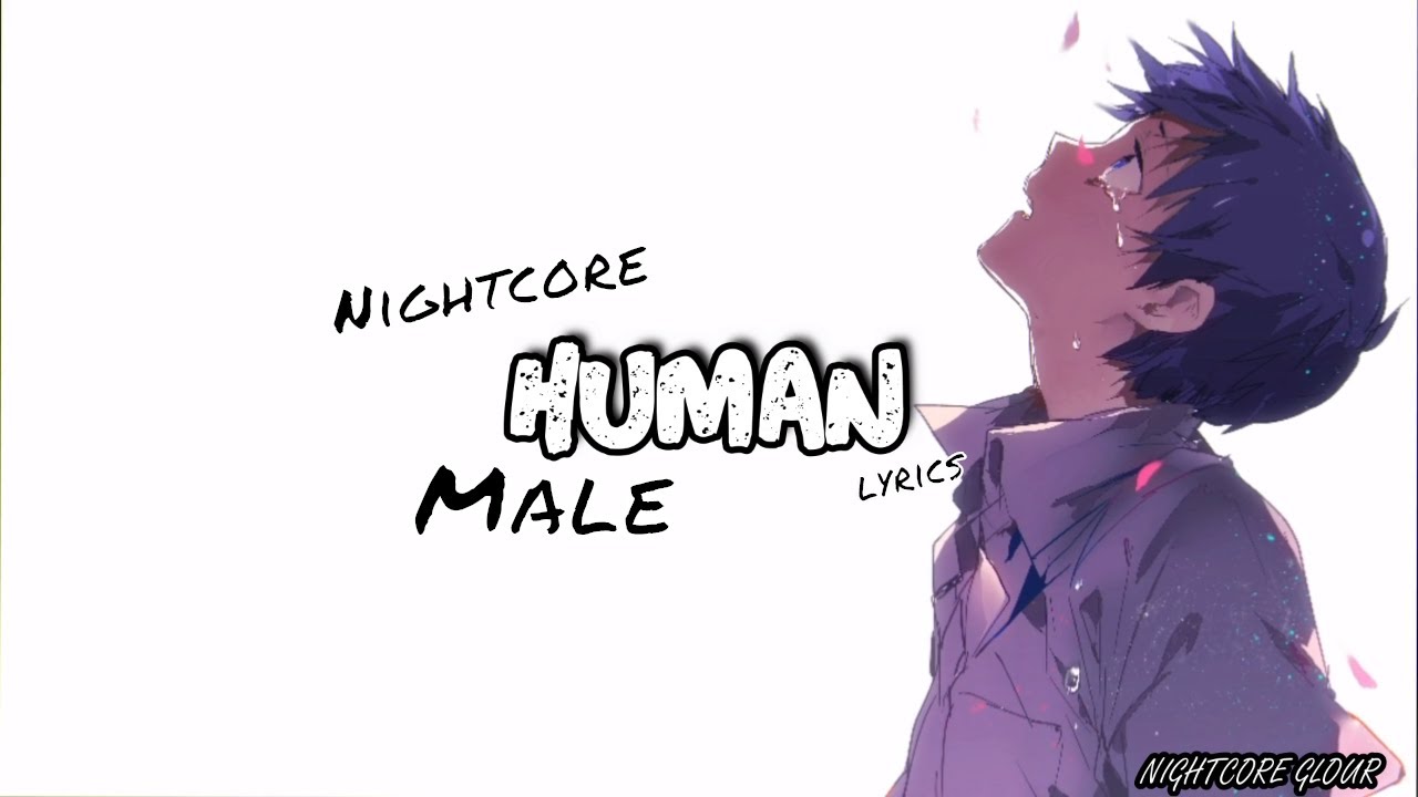 【Nightcore】Human ➝Male Version ⇉ lyrics