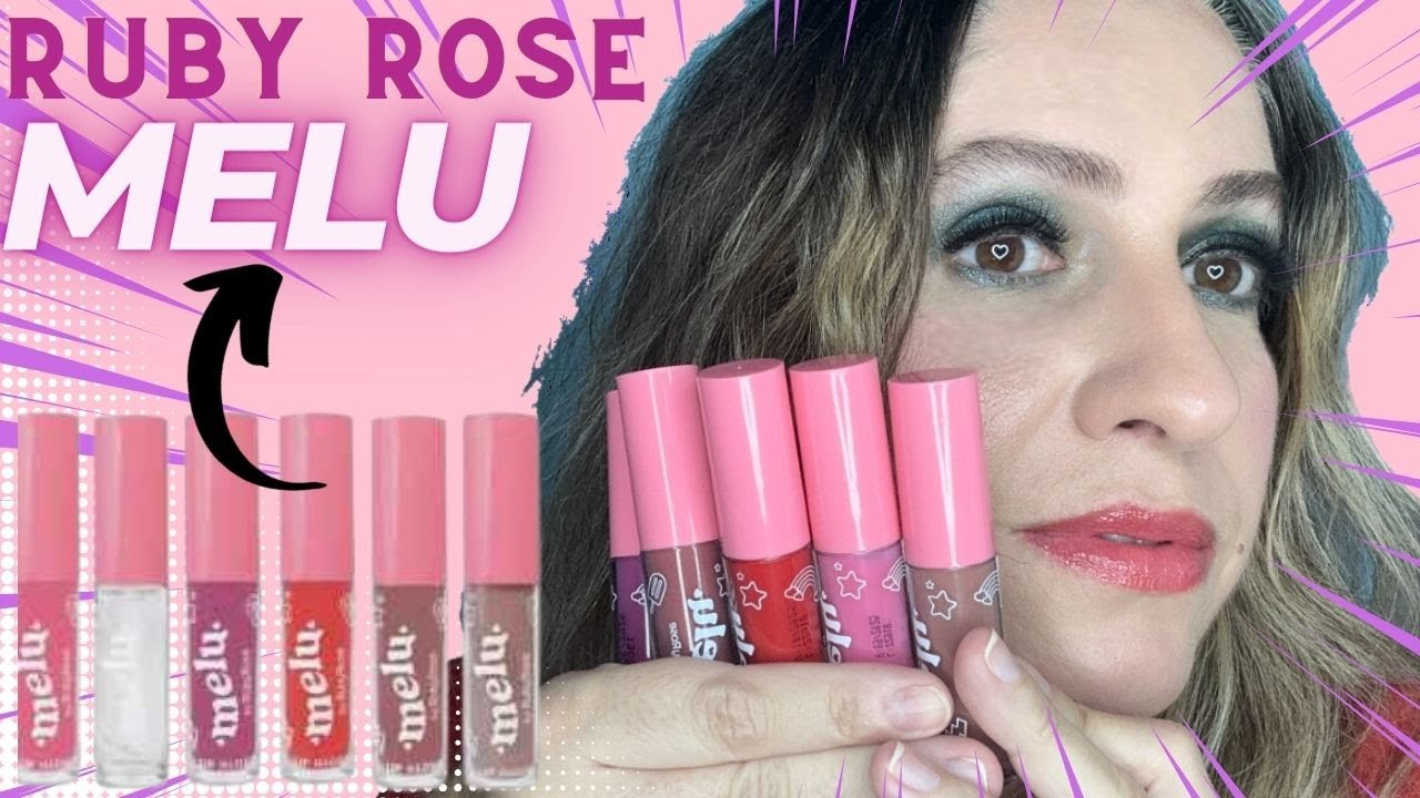 🫦MELU 💄LIP GLOSS #rubyrose #melu #batom #lipgloss