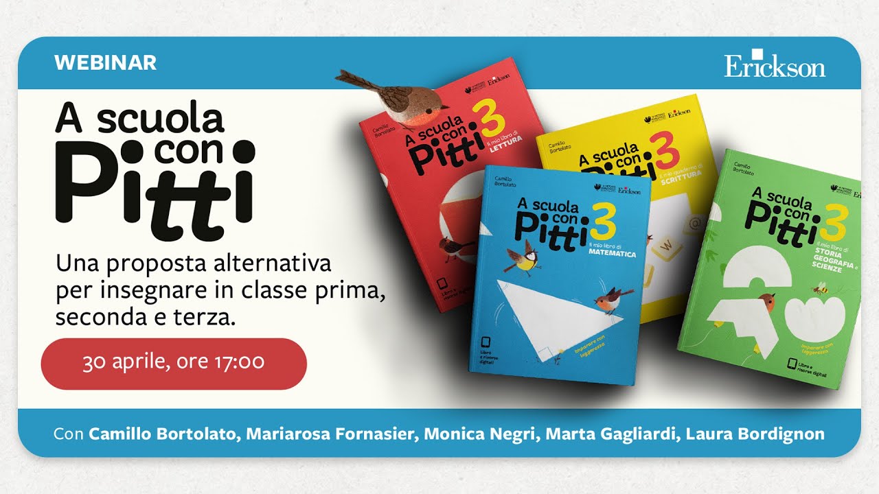A scuola con Pitti. Una proposta alternativa per insegnare in classe prima, seconda e terza.