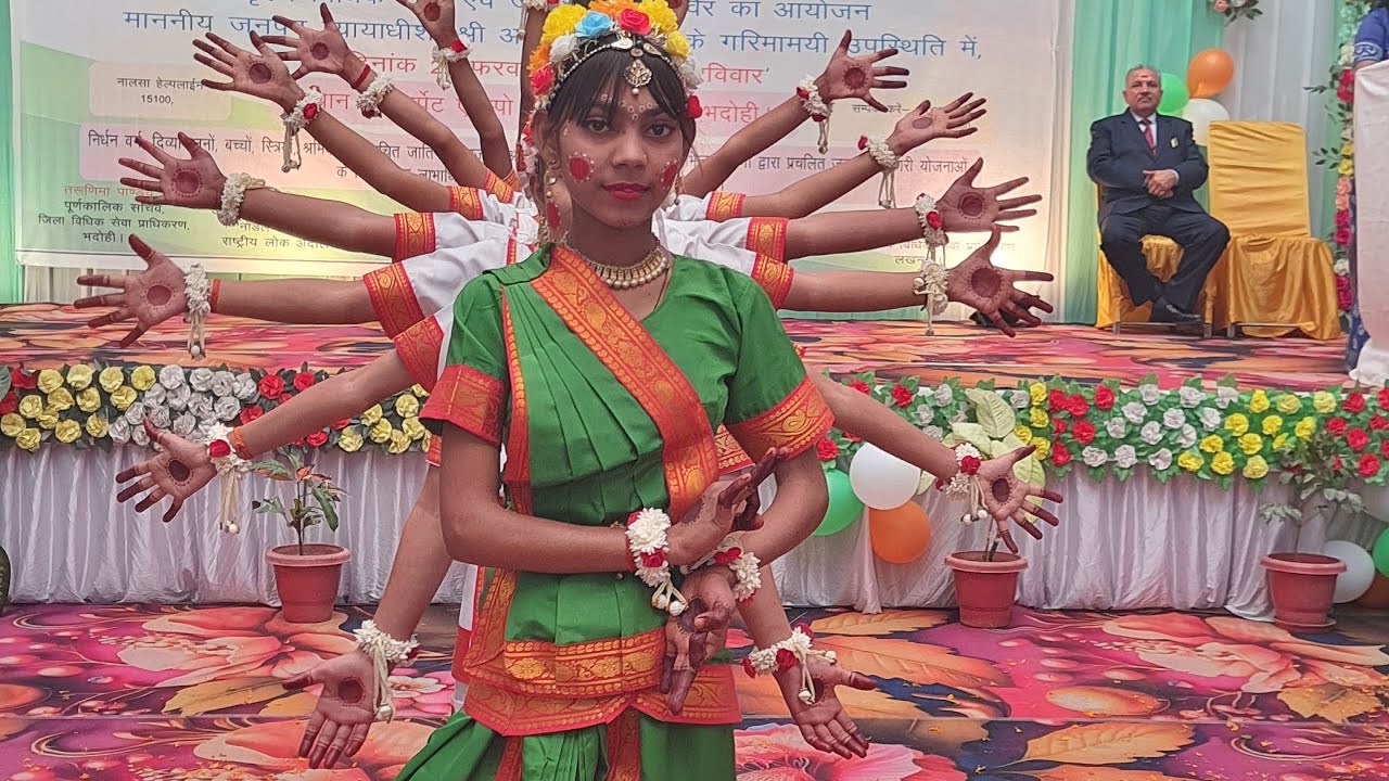 Swagat dance by lovely students of CS Bhulaipur Bhadohi 