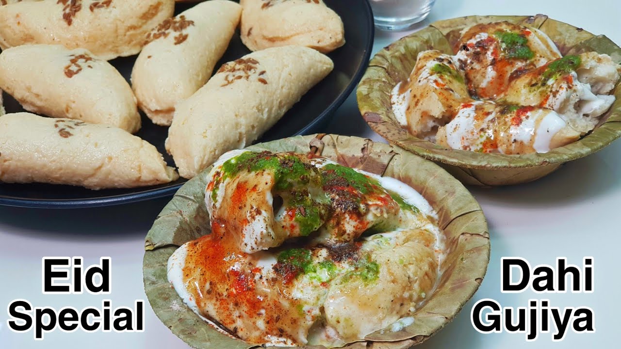 Dahi Gujiya Recipe | How to make Dahi Gujiya Recipe | Stuffed Dahi Gujiya | Eid Special Dessert