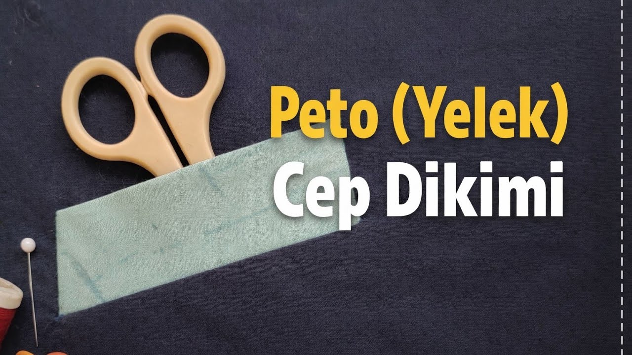 Peto (Yelek) Cep Dikimi | Adım Adım Anlatım | Dikiş Teknikleri