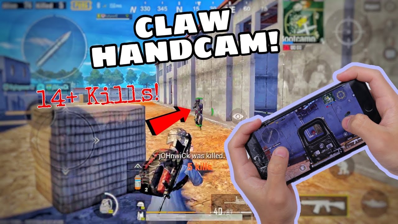 4 FINGER CLAW HANDCAM | Solo VS Squad | SANHOK [PUBG MOBILE]