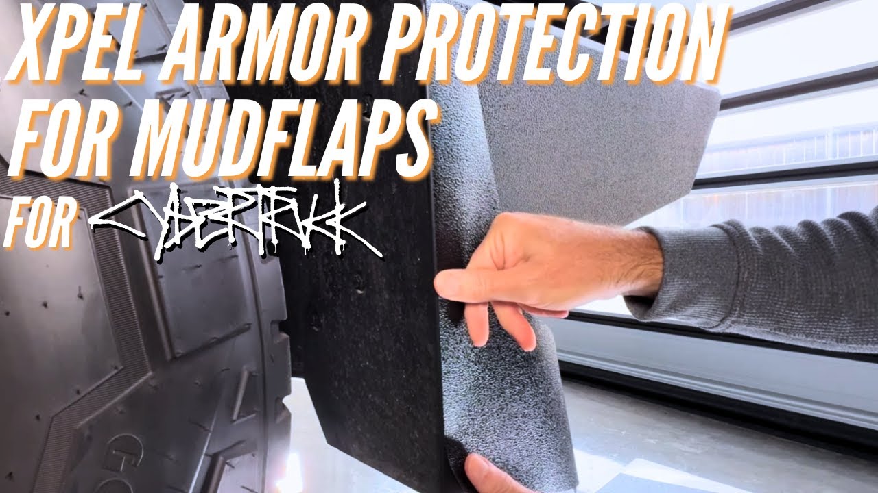 Xpel Armor Protection for Cybertruck mudflaps