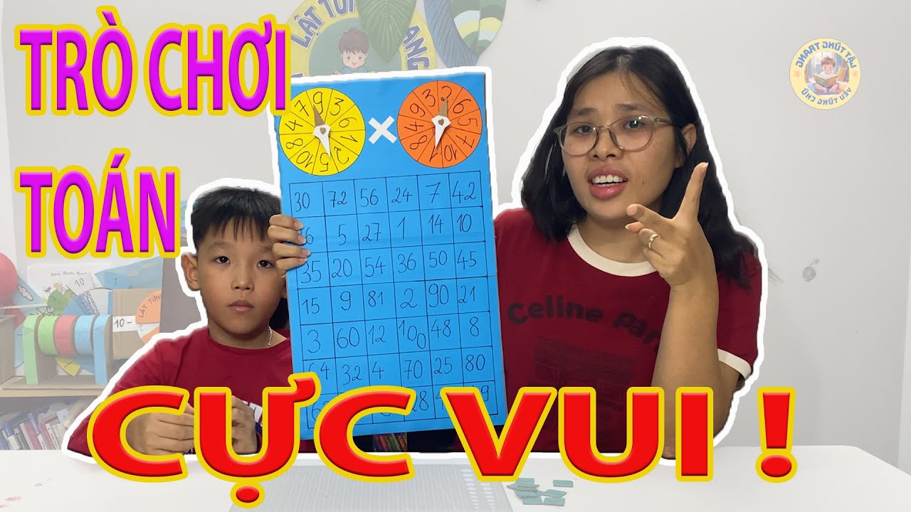 STEM vòng quay phép nhân — học mà chơi cực vui!