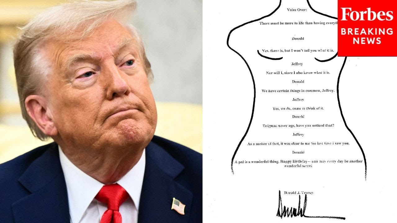 FLASHBACK: Trump Completely Denies WSJ Jeffrey Epstein Birthday Card Report: 'I Don't Do Drawings'