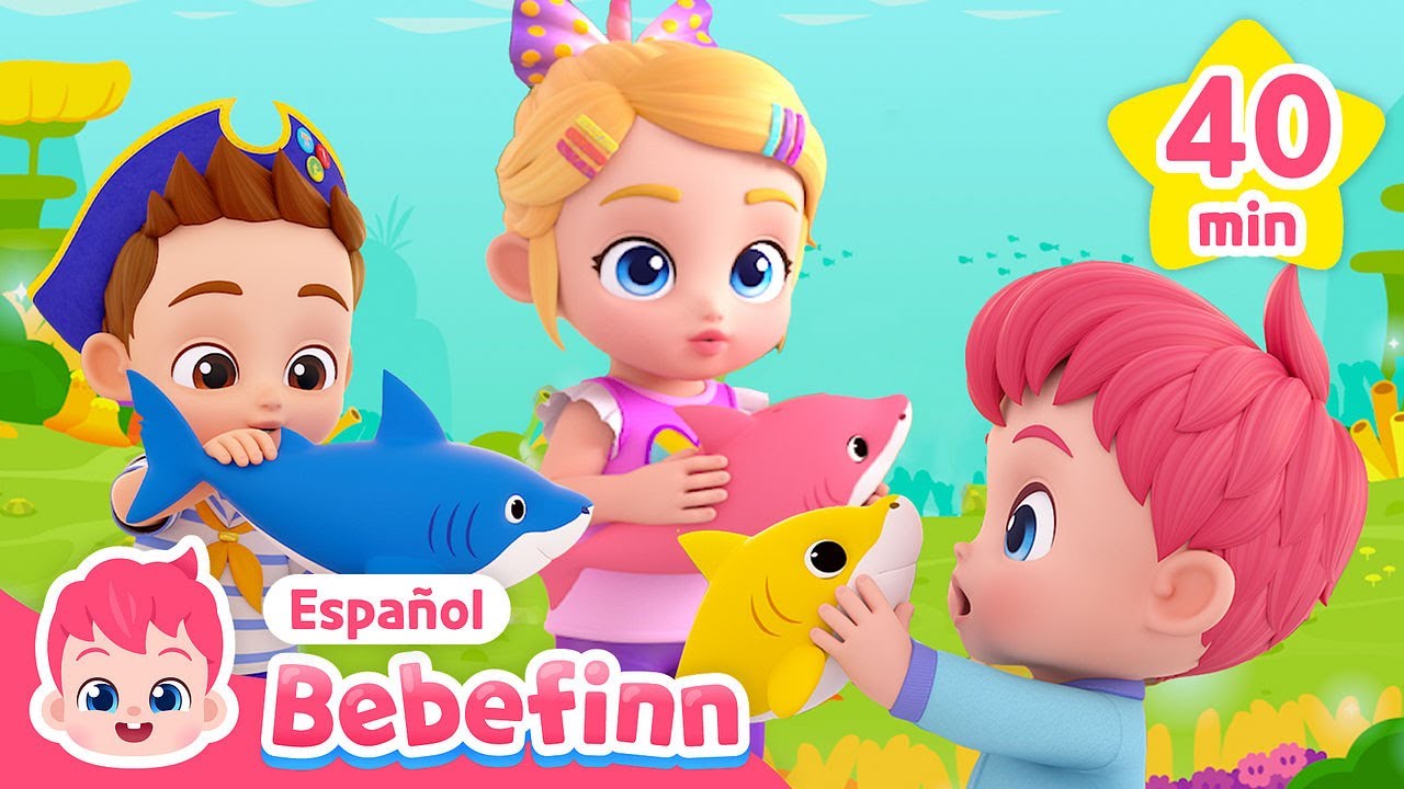 Tiburón Bebé🦈 ¿Dónde Estás?🔎 | Las Mejores Canciones Infantiles | Bebefinn en español