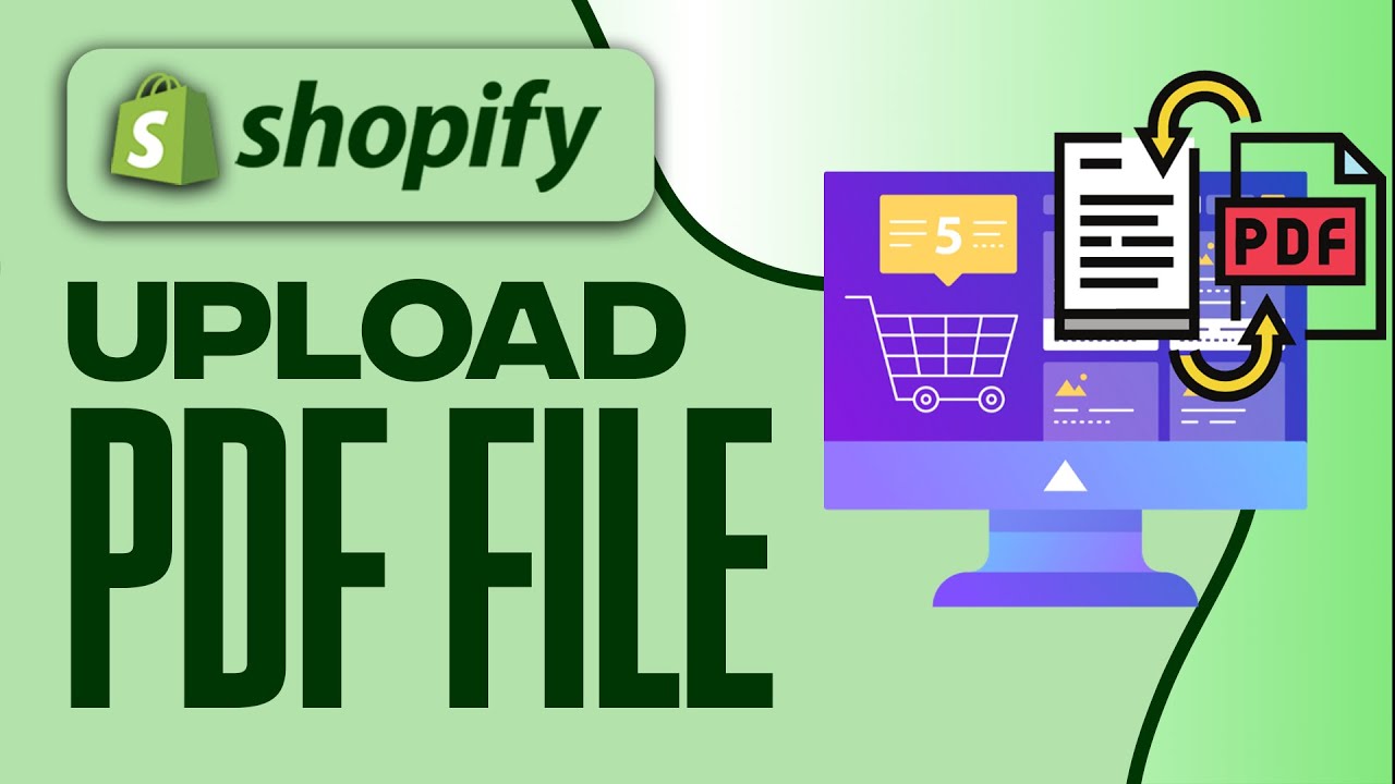How To add PDF To Shopify Page