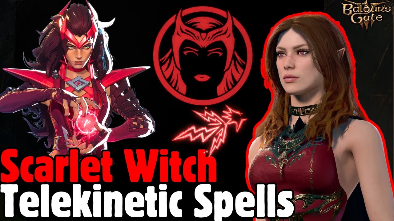 SCARLET WITCH Telekinetic Spells Mod Build - Baldur's Gate 3