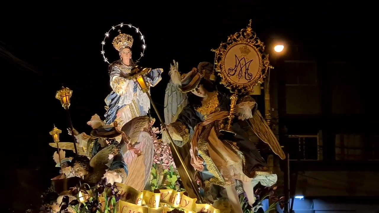 Por Parque Colón, Santo Domingo a Su encuentro. Inmaculada de San Francisco 8 y 9 diciembre 2024