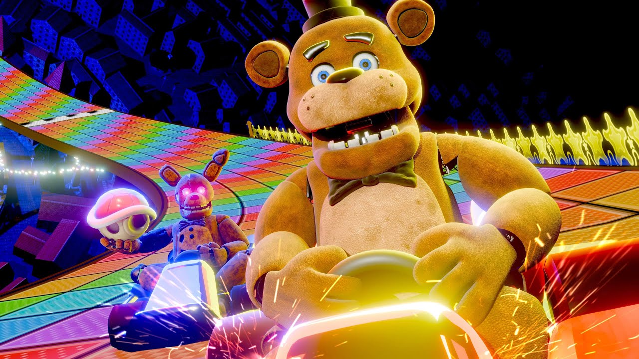FNAF x MARIO KART ▶ Rainbow Road (FNAF Version) - Alexander Rose