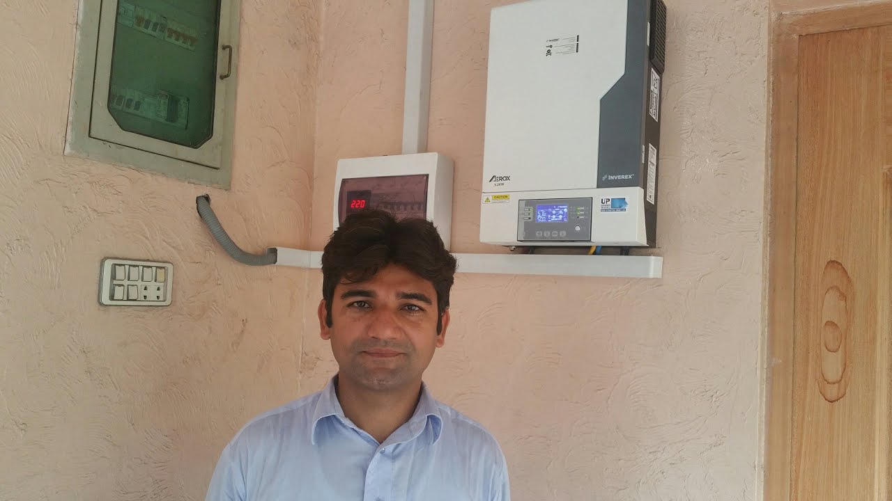 Inverex Aerox 5.2kw Solar Inverter With Risen 325w Solar Panels & Inverex Tubler Battery In Lahore.