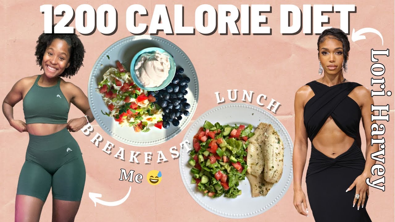 Intuitive eater tries Lori Harvey's 1200 Calorie Diet😩