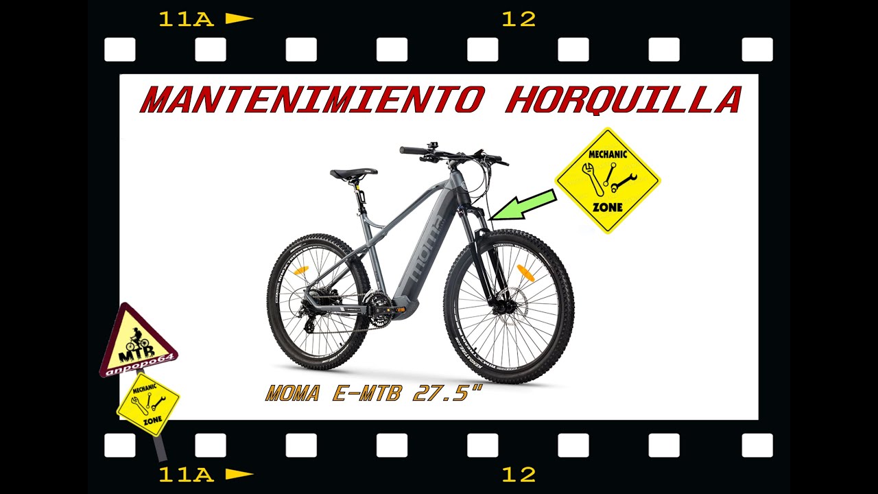 ebike MOMA E-MTB 27.5  MANTENIMIENTO HORQUILLA,FULL ¡¡