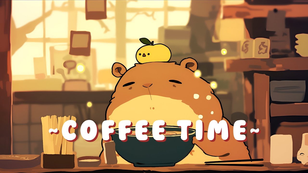24/7 Capybara Lofi Beats - Study & Chill Music Mix ~ Chill Session ~ 🦫 🌙 📖