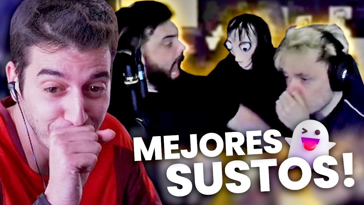 MEJORES SUSTOS de STREAMERS HISPANOS! 👻 Reaccionando