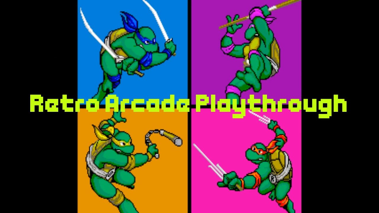 Teenage Mutant Ninja Turtles 1989 Arcade Longplay No Commentary